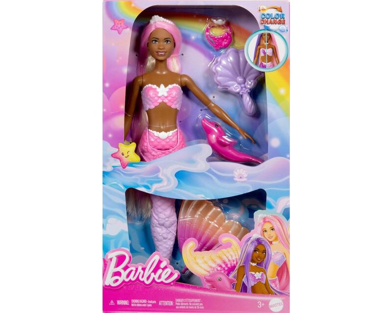 Barbie Fantas&iacute;a Sirenas Colores M&aacute;gicos HRP96 image number null