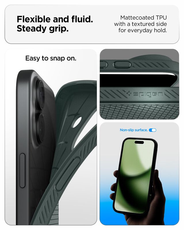 Funda Spigen Para Iphone 17 Liquid Air Tpu Verd... image number null