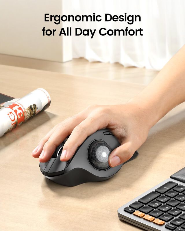 Rat&oacute;n Trackball Inal&aacute;mbrico Protoarc Em01nl Blu... image number null