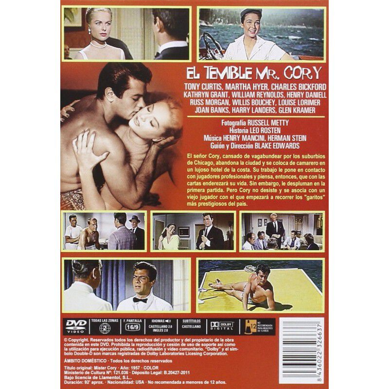El Temible Mr. Cory (dvd) image number null