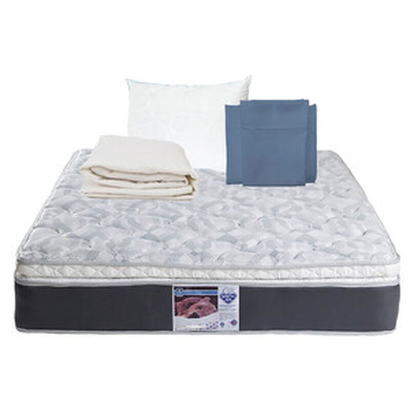 Colchón Matrimonial Spring Air Marte + Almohada... image number null