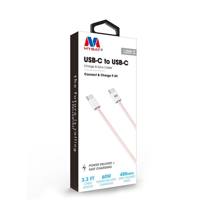 Cable Datos Mybat Usb-c A Usb-c 1m 60w Universa... image number null