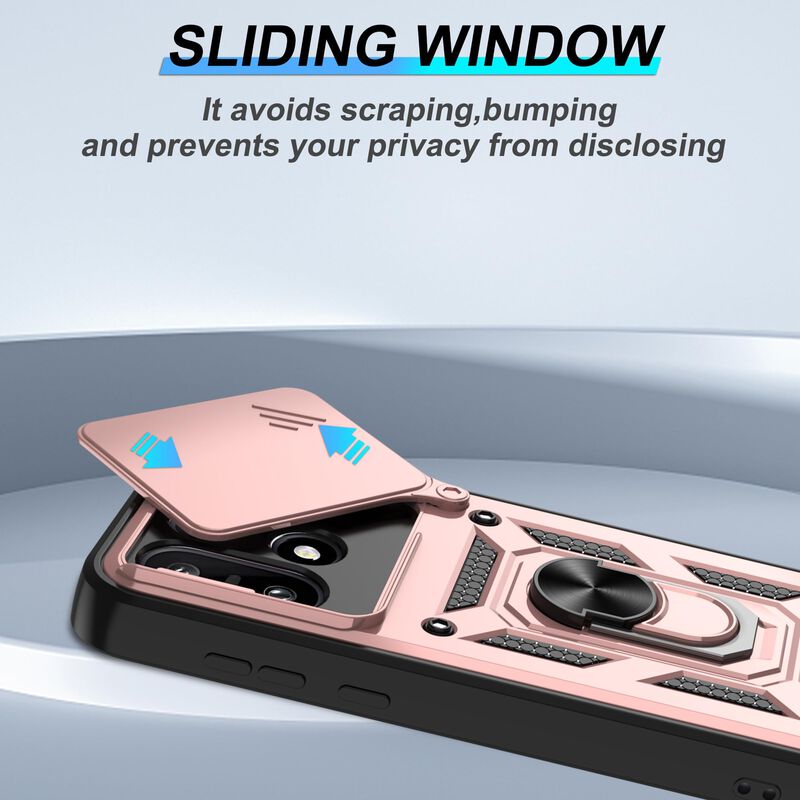 Funda Atump OnePlus 15 Rosa Dorado con Soporte ... image number null