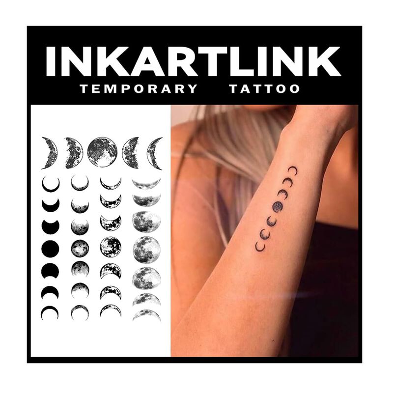 Tatuajes Temporales Inkartlink - 2 Hojas Con As... image number null
