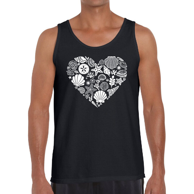 Tank Top Word Art Para Hombre - Conchas Marinas... image number null