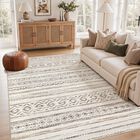 Alfombra Cotiled 152 cm x 244 cm Boho Lavable Estilo Marroqu&iacute;