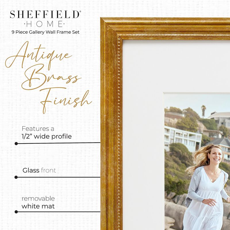 Marco De Fotos Sheffield Home 9 Piezas 28 &times; 36 ... image number null