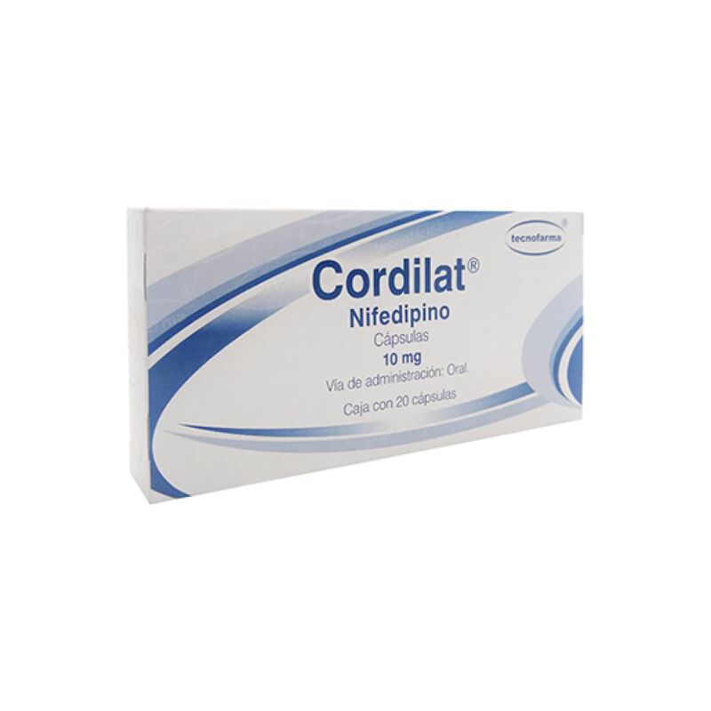 Cordilat 10 Mg 20 C&aacute;psulas image number null