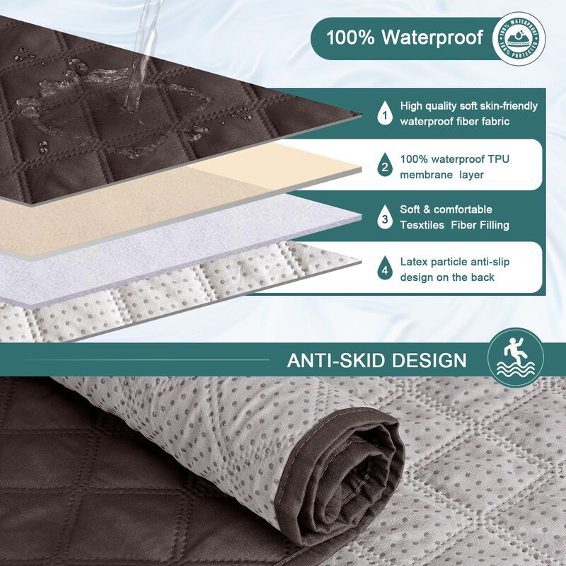 Funda Impermeable Para Sof&aacute; Reclinable Ruaozz D... image number null