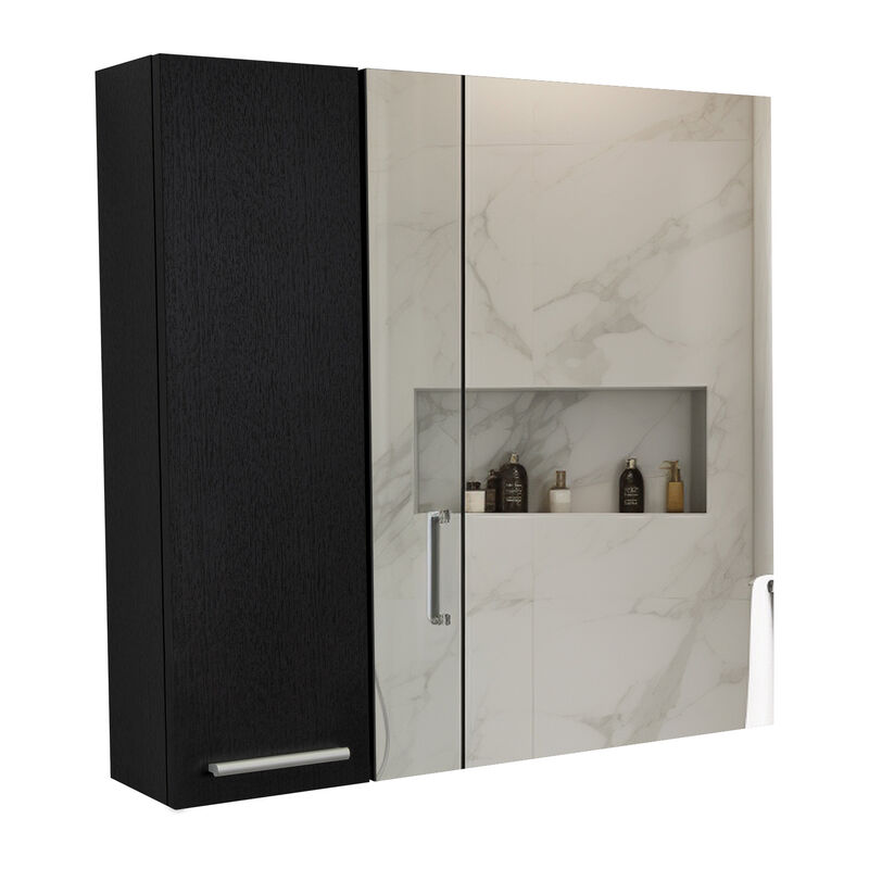 Gabinete De Ba&ntilde;o Caribe Wengue Virtual Muebles image number null