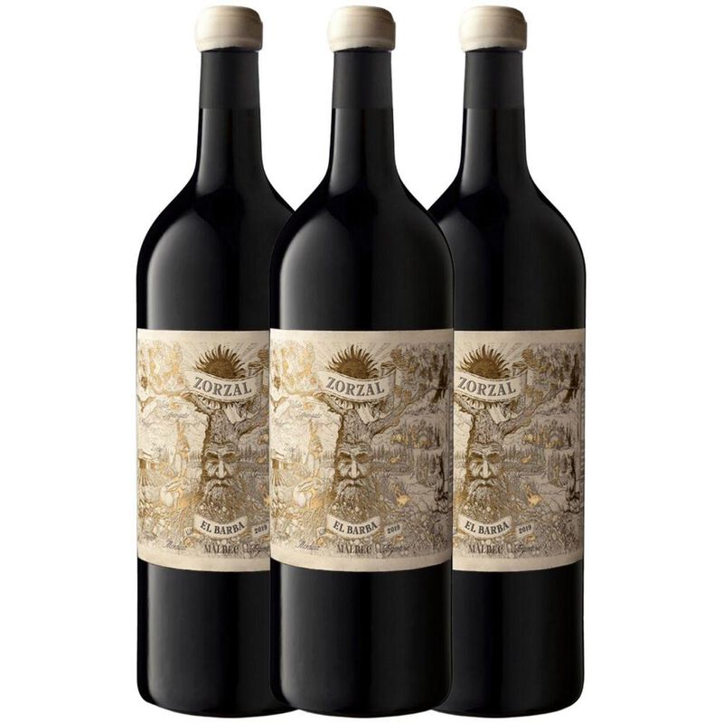 Vino Tinto Zorzal El Barba Malbec 3L Argentina image number null