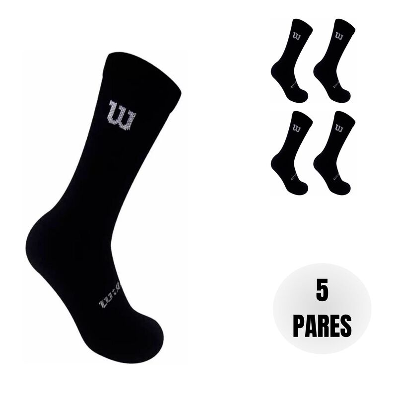 Wilson 5 Pares de Calcetas para Hombre, Color N... image number null