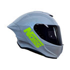 Casco Noss Ns-801p Cerrado S&oacute;lido Gris Glossy L