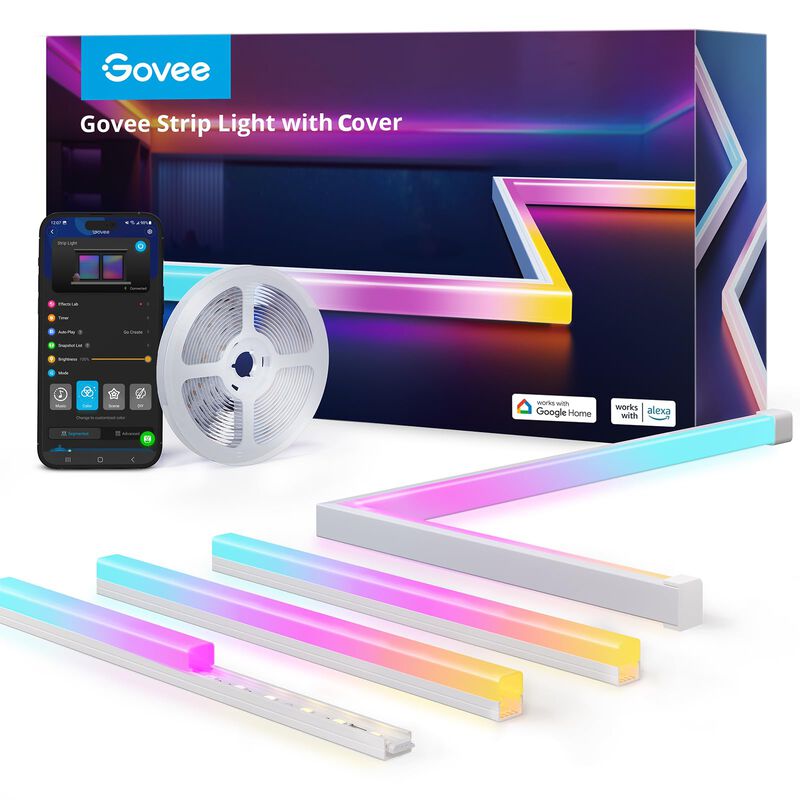 Las Tiras De Luces Led Govee Rgbic De 16.4 Pies... image number null