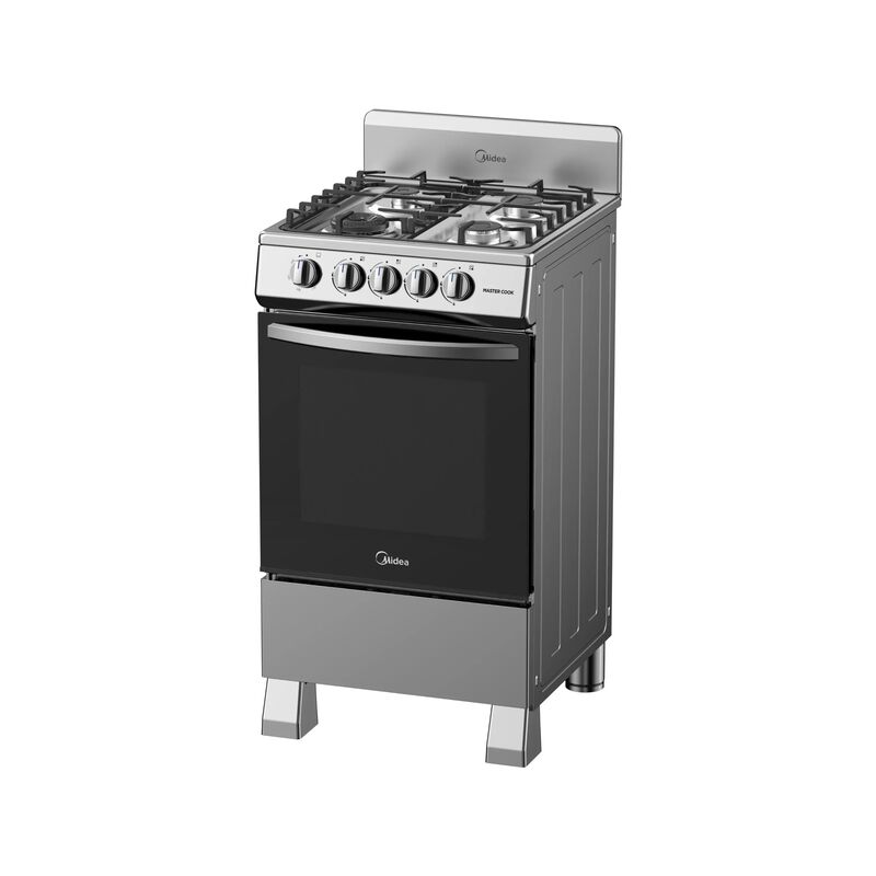 Estufa Midea Mgs20fs1biabg 20 Pulgadas 4q Acero... image number null