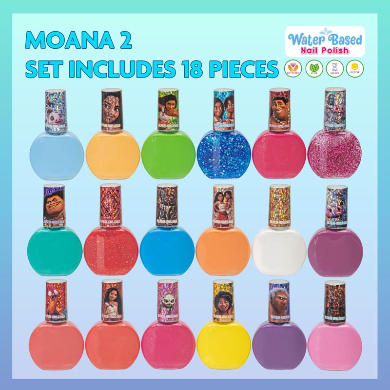 Set De Esmaltes De U&ntilde;as Townley Girl Moana 2 A ... image number null