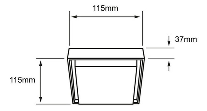Lámpara Plafón Led Techo 15 W Tecnolite Luz De ... image number null