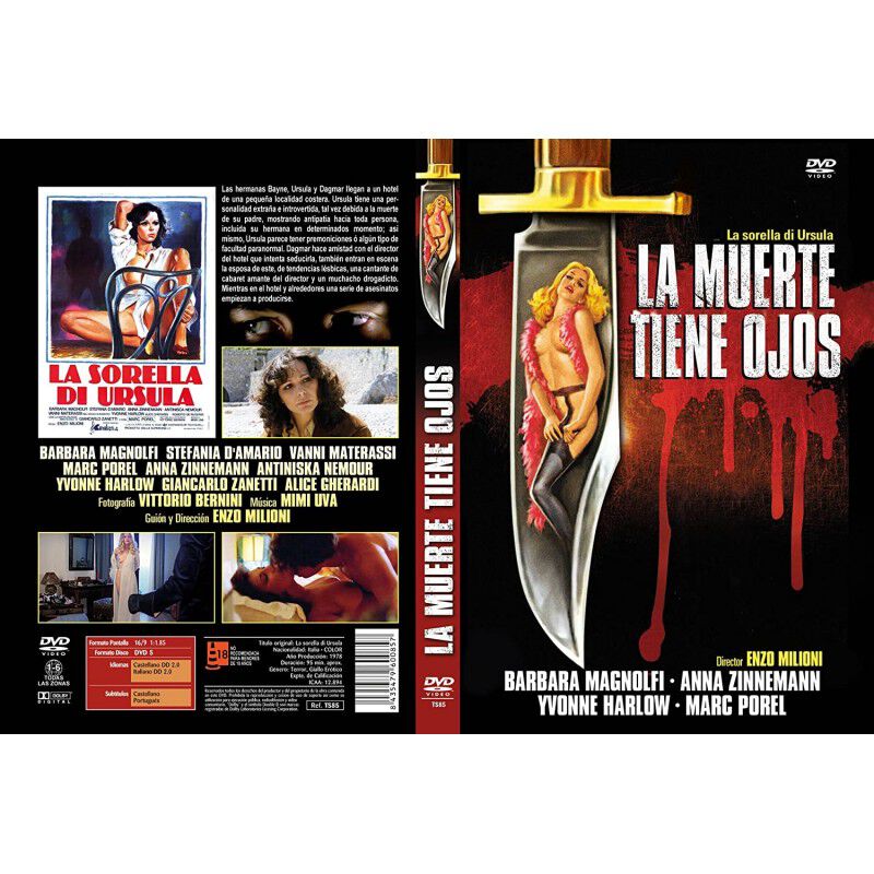 La Muerte Tiene Ojos  Dvd 1978 La Sorella Di Ur... image number null