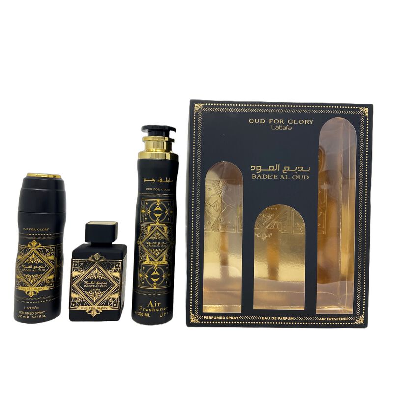 Lattafa Bade&acute;e Al Oud Oud For Glory Set De 3 Pz... image number null