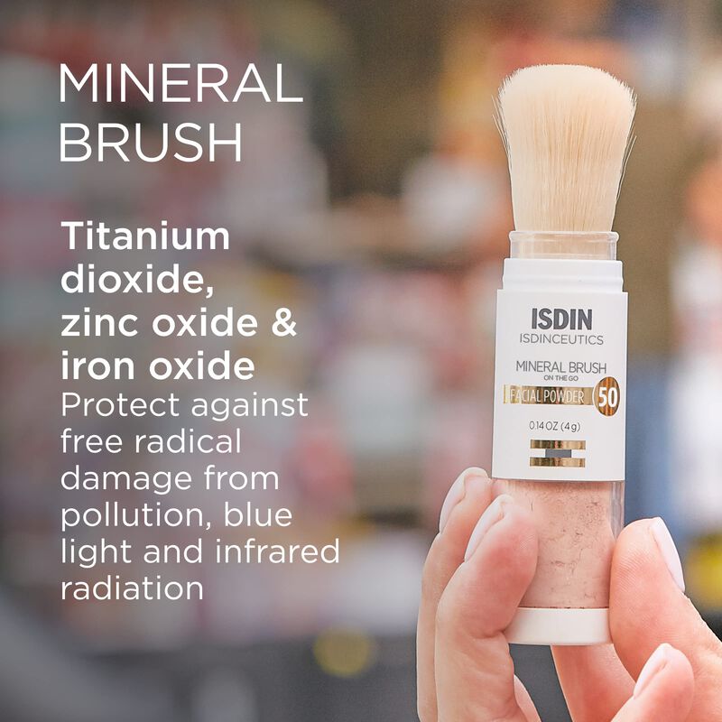 Brocha Mineral En Polvo Isdin Facial Pollution ... image number null