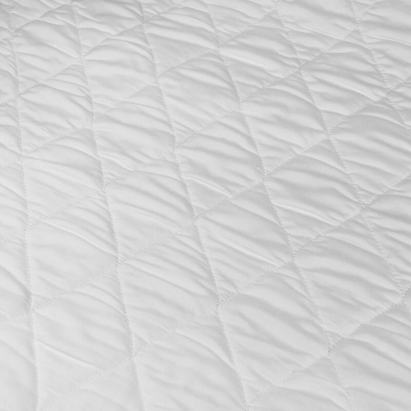 Cubre Colch&oacute;n Matrimonial Impermeable Blanco Mo... image number null