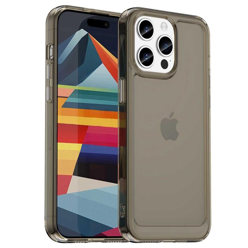 Funda TEKKU TPU Rugged para iPhone 15 PRO Humo image number null
