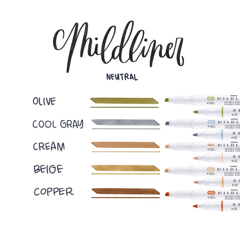 Set De Iluminadores Zebra Pen Mildliner De Dobl... image number null