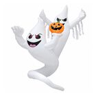 Inflable Halloween Fantasmas Espiral Calabaza 1.8m Luces Led Blanco Jardimex