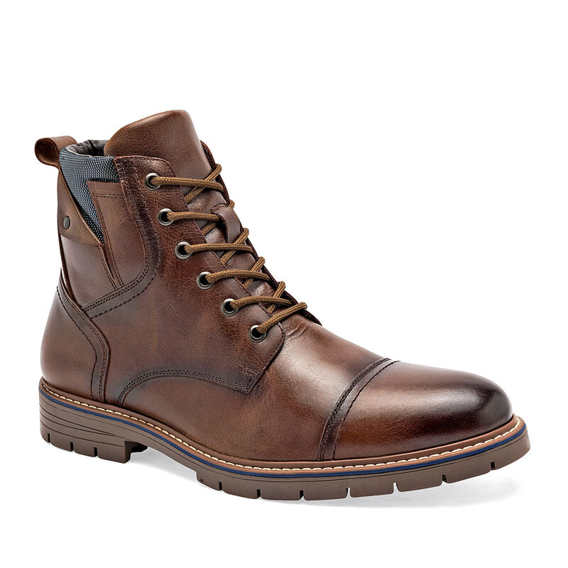 Christian Gallery Bota para hombre camel gris image number null