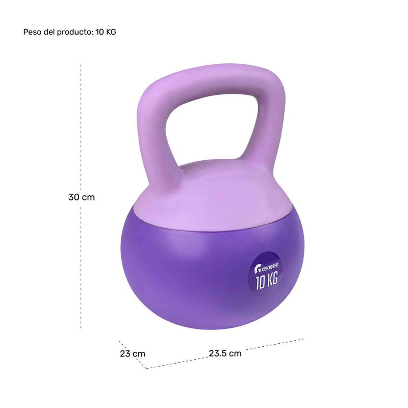 Set Kit Pesas Rusas Kettlebell 4 6 8 10 Kg Colo... image number null