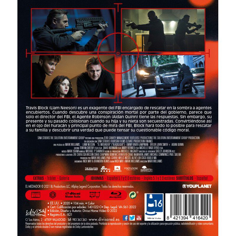 El Mediador (Blu-ray) [Blu-ray] image number null