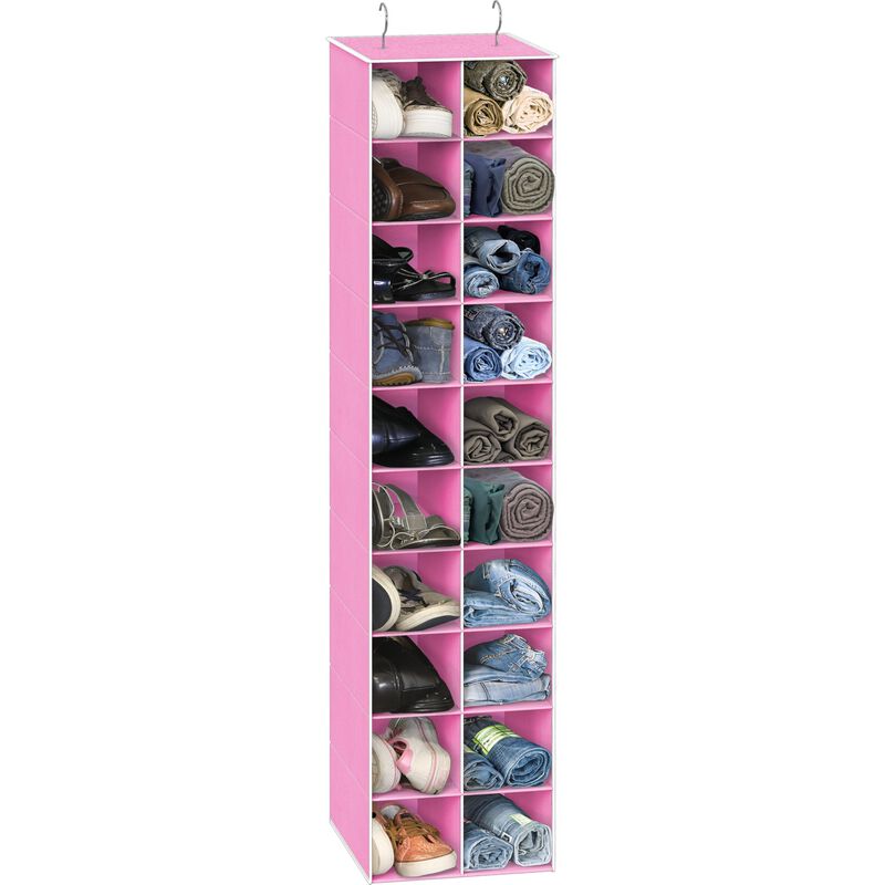 Estante Simple Houseware Rosa 53 cm &ndash; 20 Compar... image number null