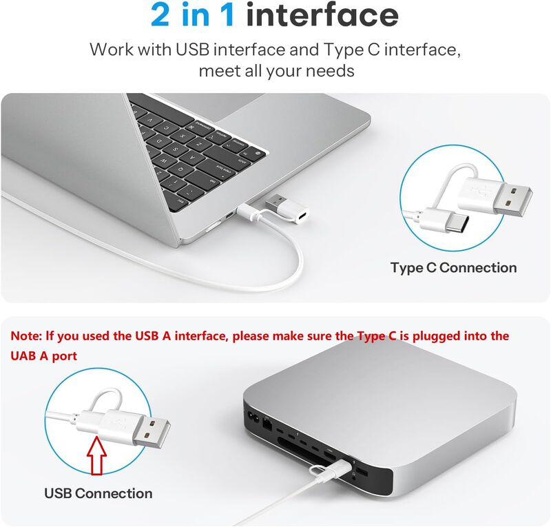 Teclado Con Cable Omoton Para Mac Con Interfaz ... image number null