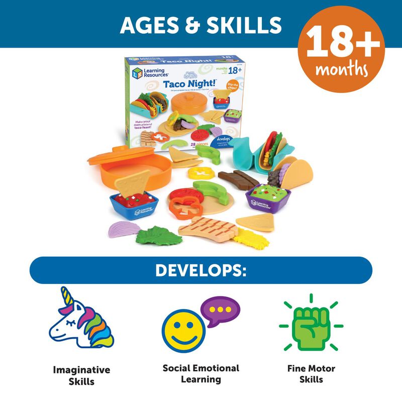 Play Food Learning Resources New Sprouts Taco N... image number null
