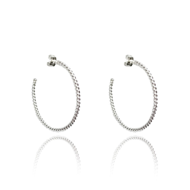 Arracadas de Plata Bejuco image number null