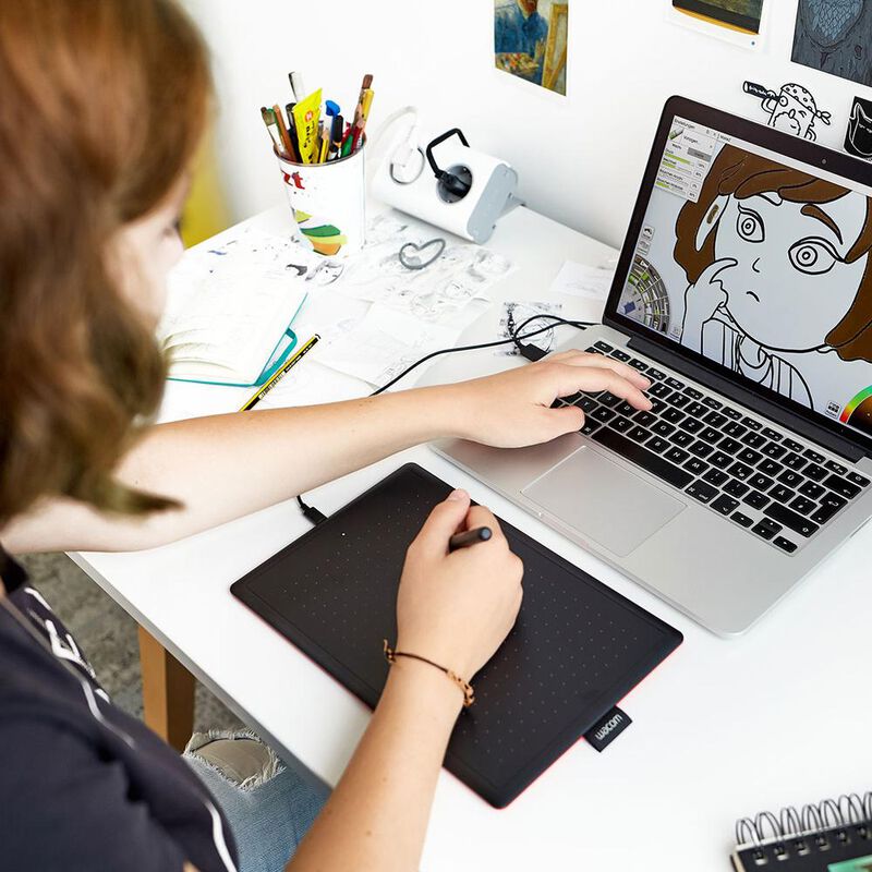 Wacom One by Wacom Creative Pen Tablet USB Conn... image number null