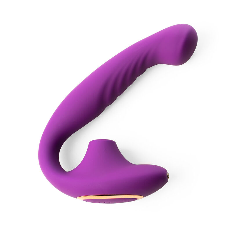 Vibrador Dual Suction Tuti 10Fr 10 Succ Morado image number null