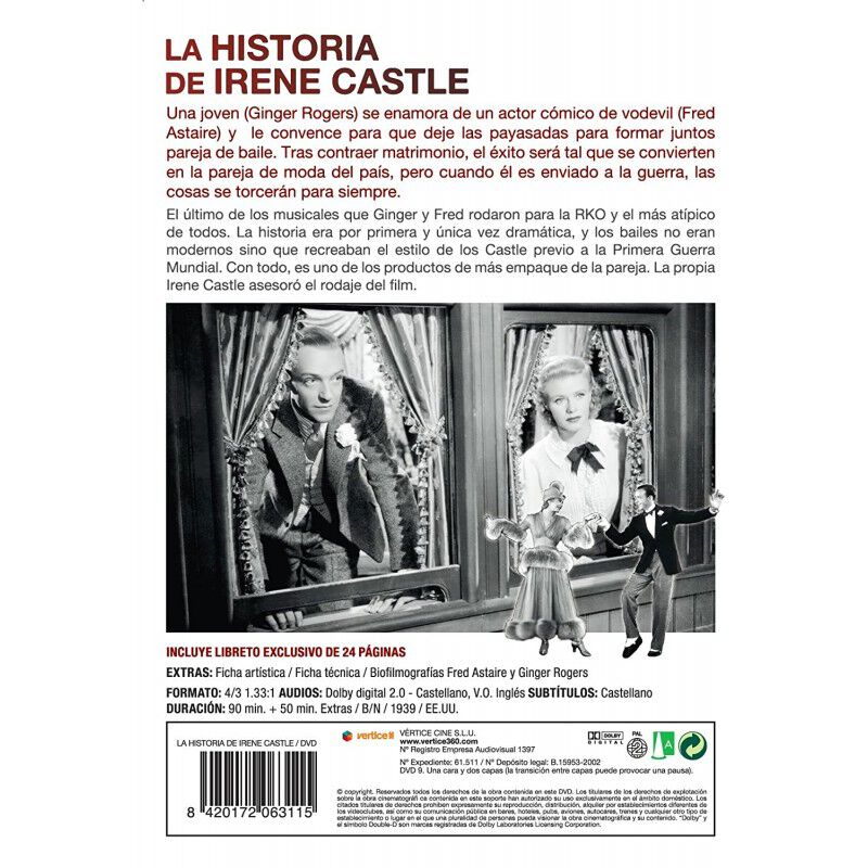 La Historia De Irene Castle (rko) [dvd] (1939) ... image number null