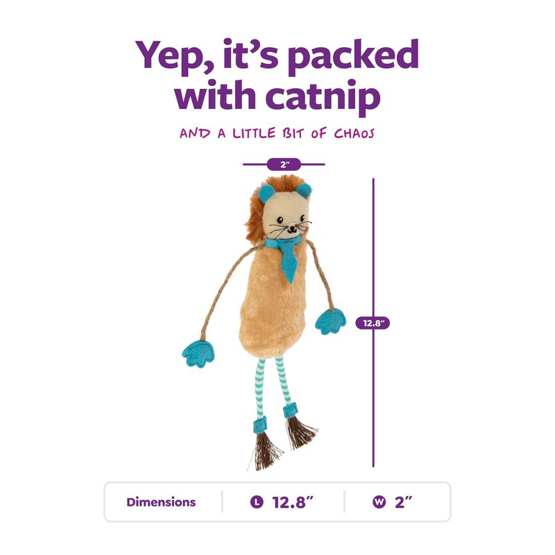 Juguete Para Gato Smartykat Loopy Lion Con Hier... image number null