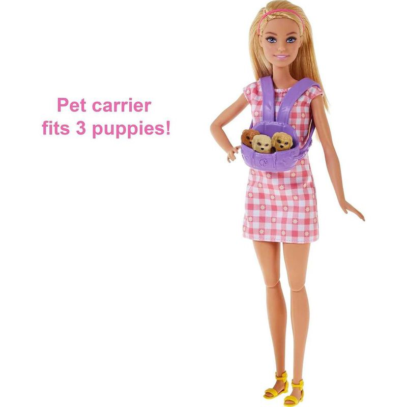 Barbie Sisters & Pets, Cachorros Reci&eacute;n Nacidos... image number null