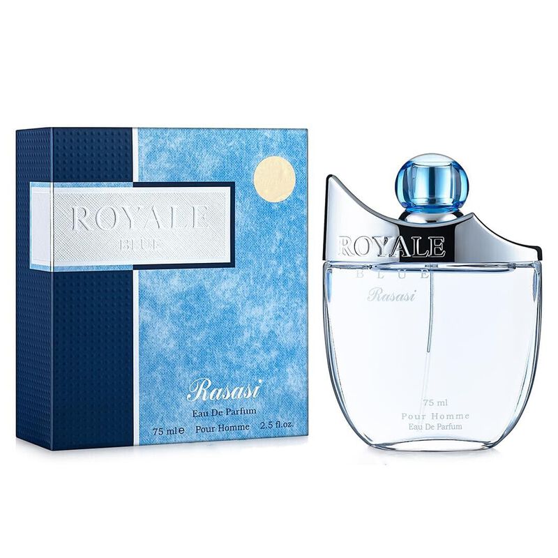 Perfume Rasasi Royale Blue Eau De Parfum 75 Ml ... image number null