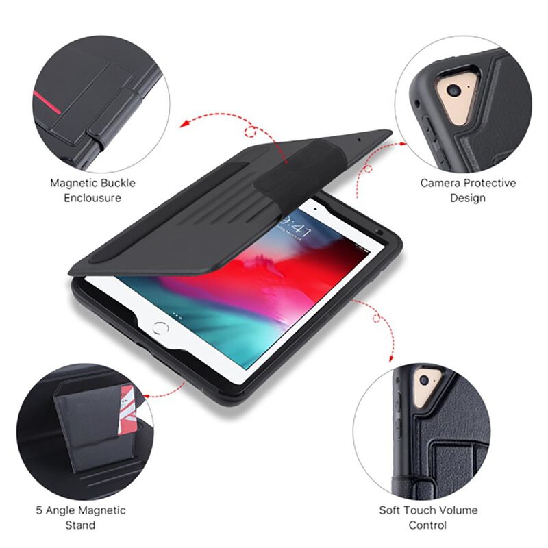 Funda Mybat Folio Para Ipad Mini 4 Y 5 Negra A1... image number null
