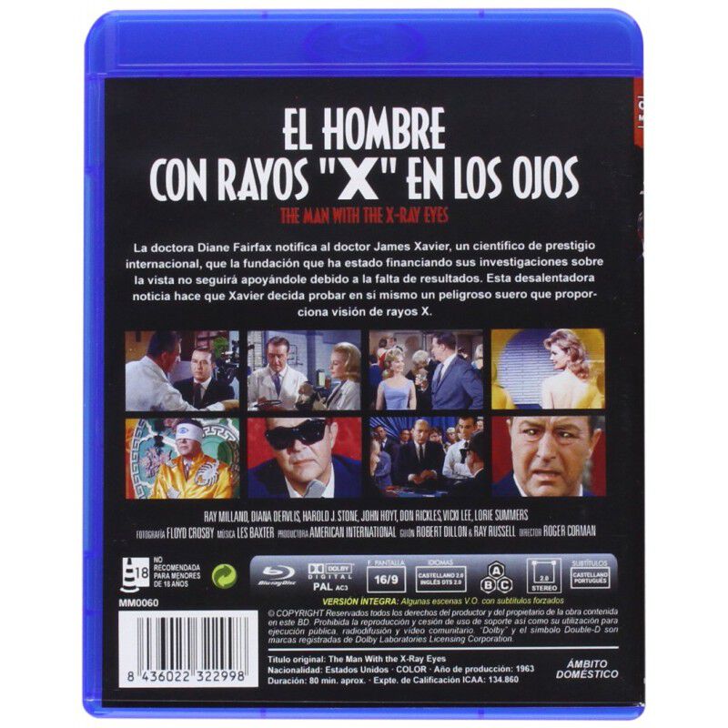 El Hombre Con Rayos X En Los Ojos [blu-ray] image number null
