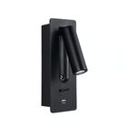 L&aacute;mpara de Lectura LED 3.5 W, Luz Suave C&aacute;lida, Puerto USB para dispositivos, Sobreponer en pared