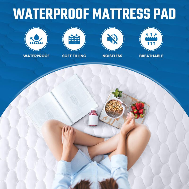 Protector De Colch&oacute;n Impermeable Utopia Bedding... image number null