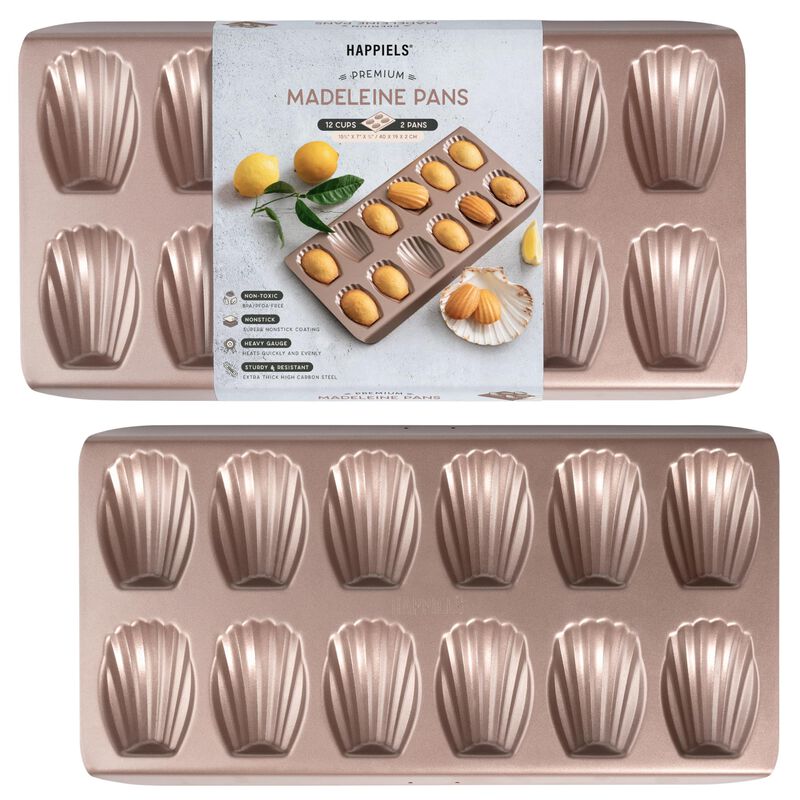 Molde Para Madeleines Happiels Pack De 2 Antiad... image number null