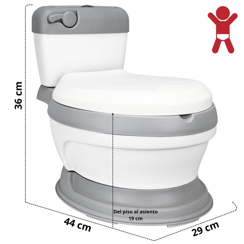 Baño Entrenador para Niños con Asiento Acolchad... image number null