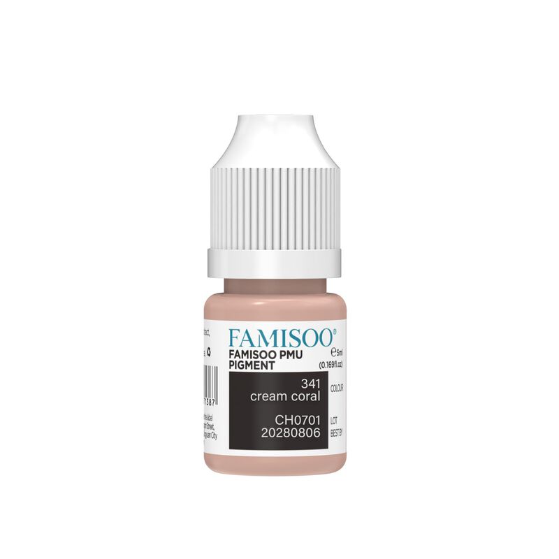 Pigmento Labial Famisoo Coral-341 5 ml Tinta Pm... image number null
