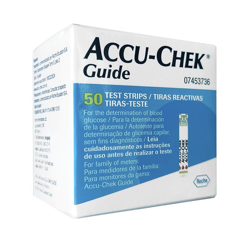Tiras Reactivas Accu-chek Guide 50 Tiras image number null