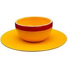 Taza y Plato Sombrero de Paja One Piece Cer&aacute;mica 250 mls